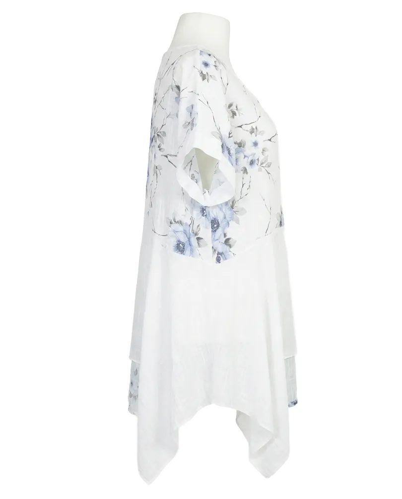 Tunika Baumwolle in  wei� von Made in Italy (Bild 2)