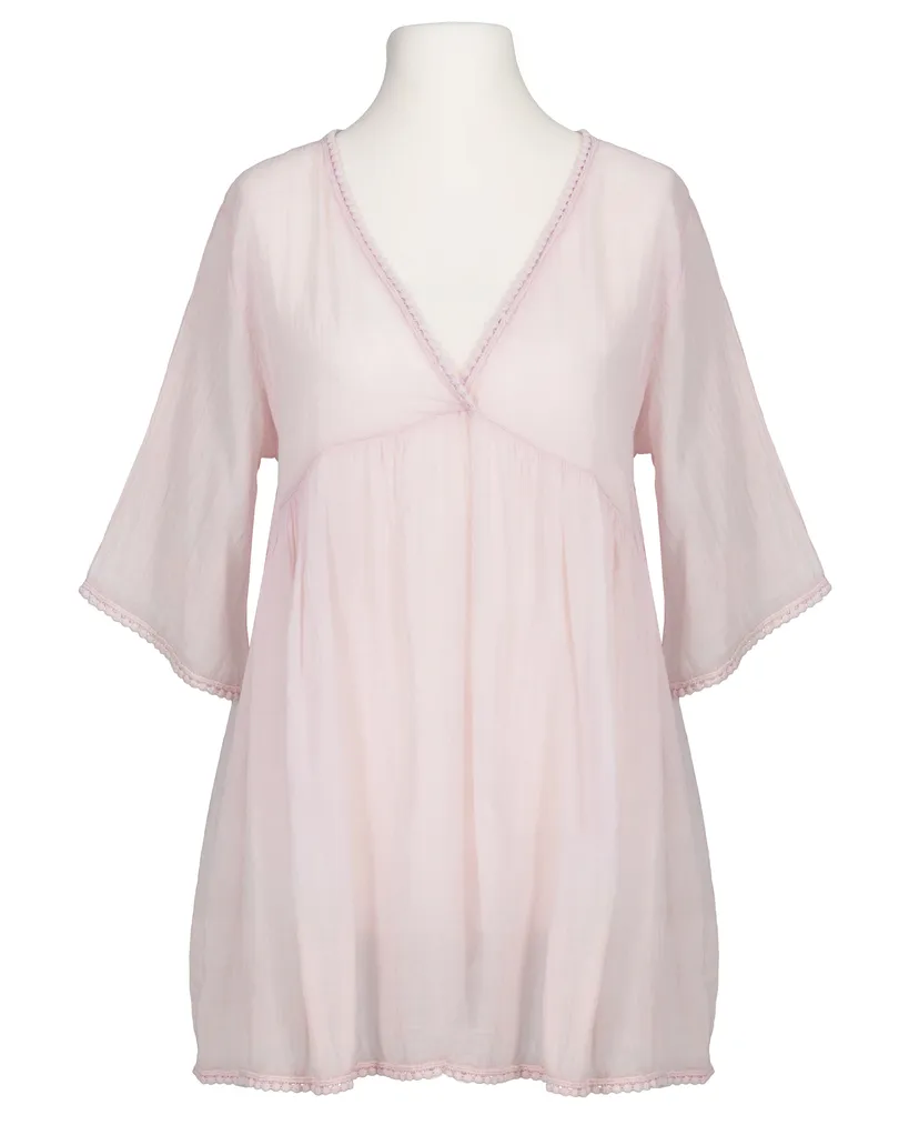 Tunika Bluse Baumwolle in  rosa von Monday Afternoon (Bild 1)