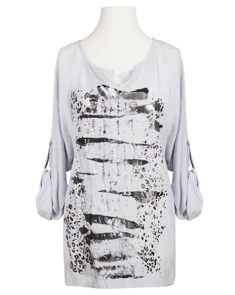 Blusenshirt mit Print in  hellgrau von RESTART (Bild 1)
