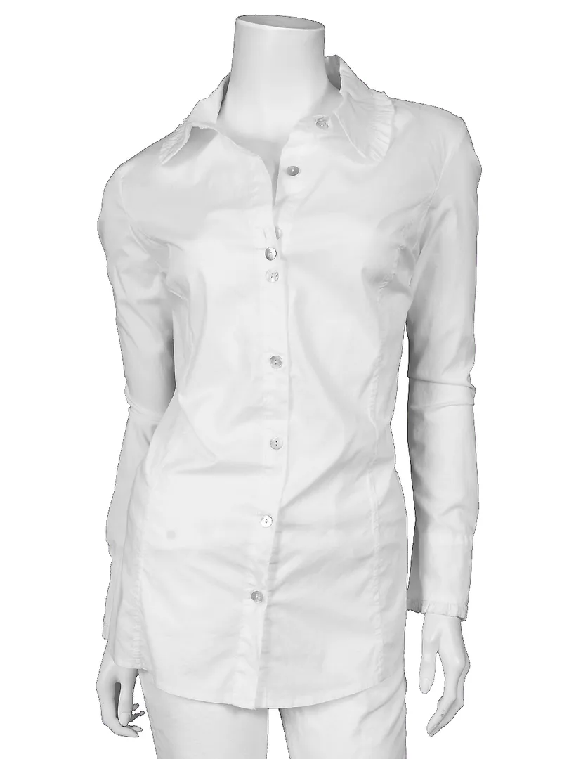 Bluse mit R�schen in  wei� von RESTART (Bild 1)