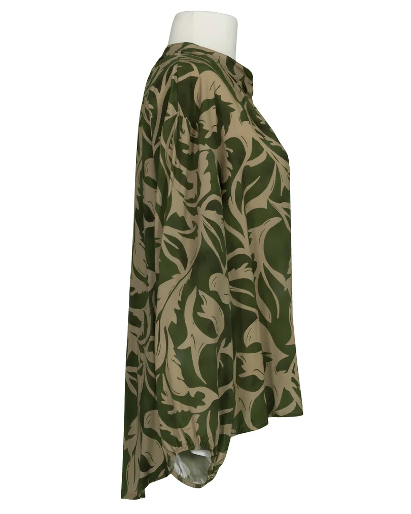 Tunika Bluse Ornamentprint in  oliv von Selected Touch (Bild 2)