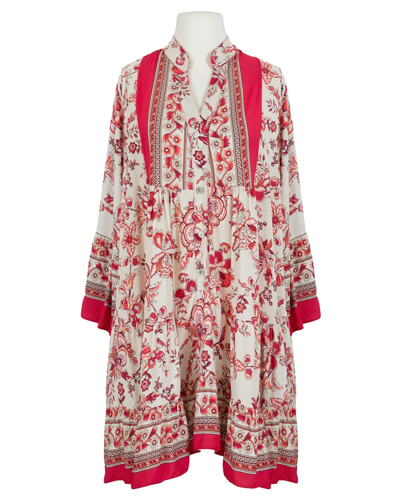 Tunika Floral in rot von H. Trend