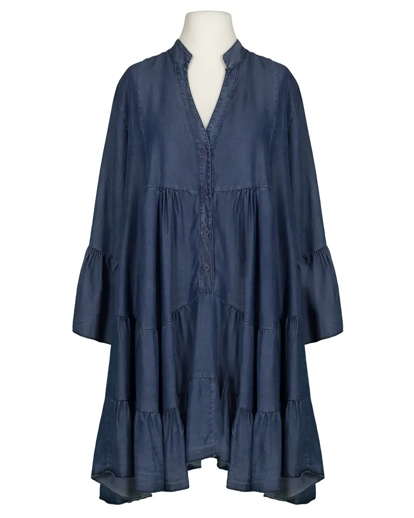 Tunika Jeansoptik in blau von Made in Italy