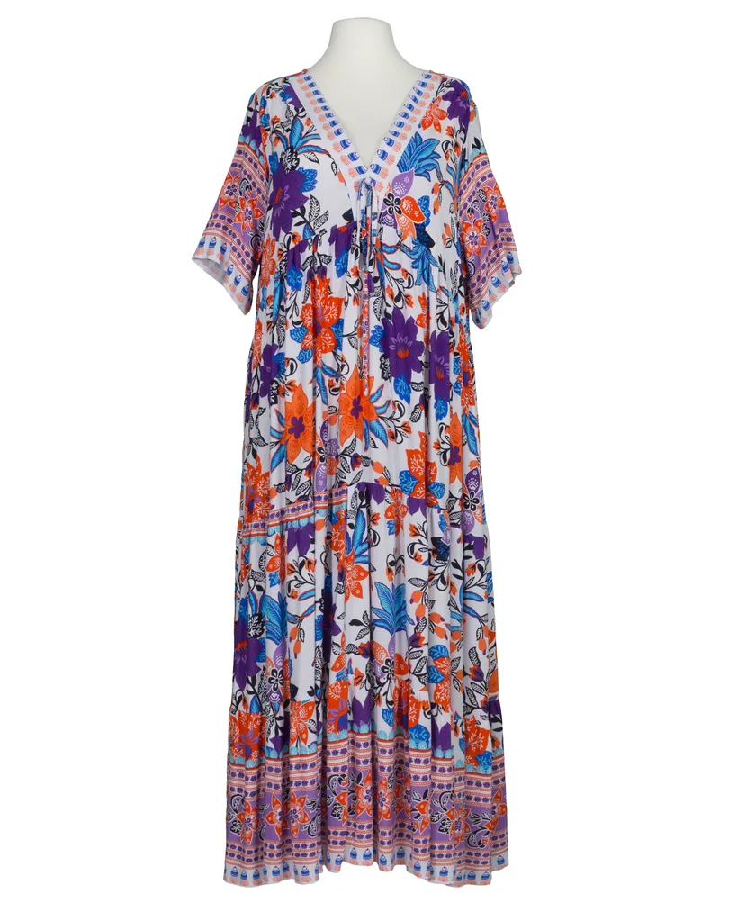 Tunika Kleid Floral in  bunt von Vincenzo Allocca (Bild 1)