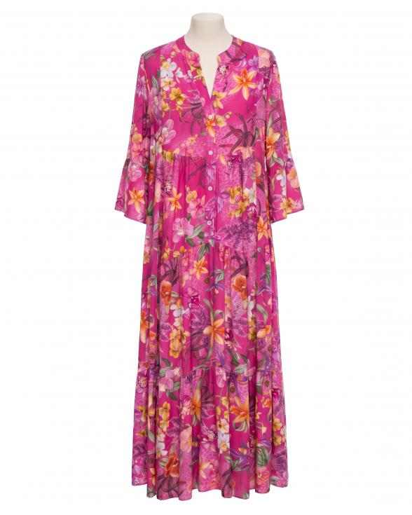 Tunika Kleid Floral in pink von Selected Touch