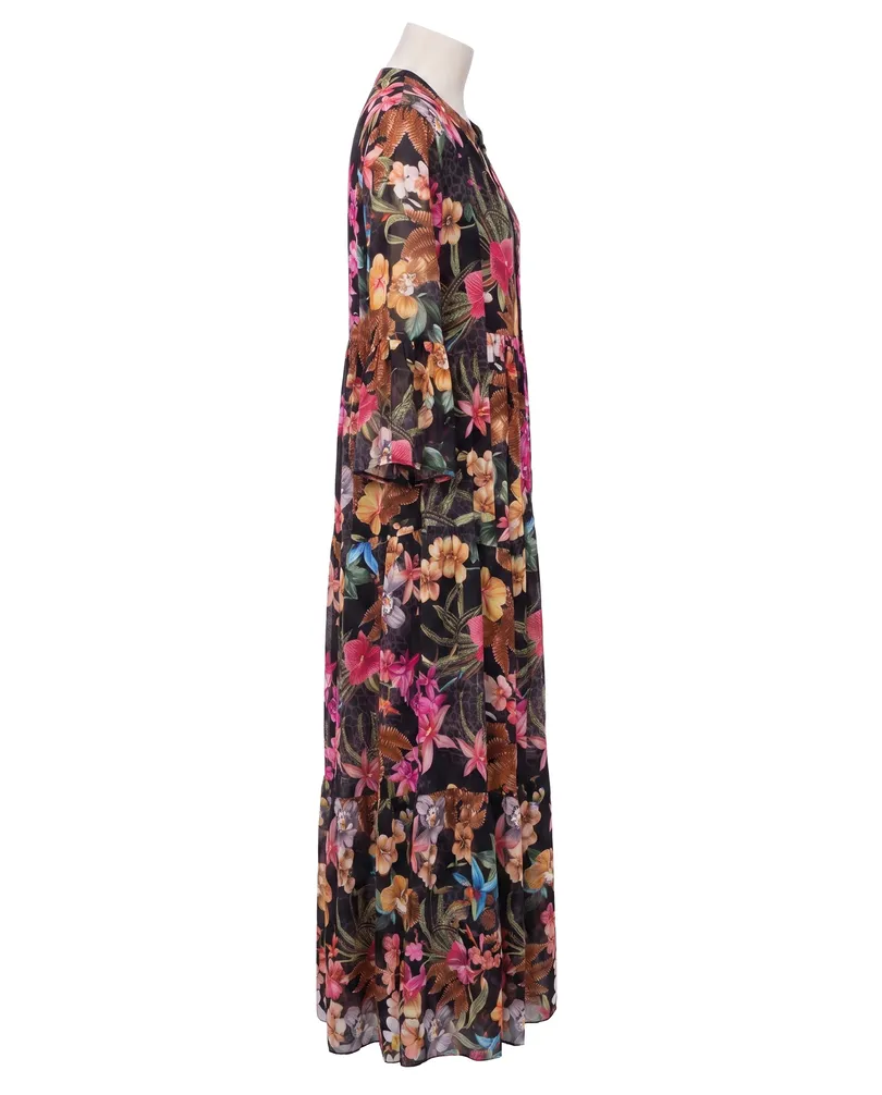 Tunika Kleid Floral in  schwarz von Selected Touch (Bild 2)