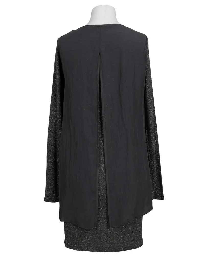Tunika Kleid Lurex in  grau von Giulia (Bild 2)
