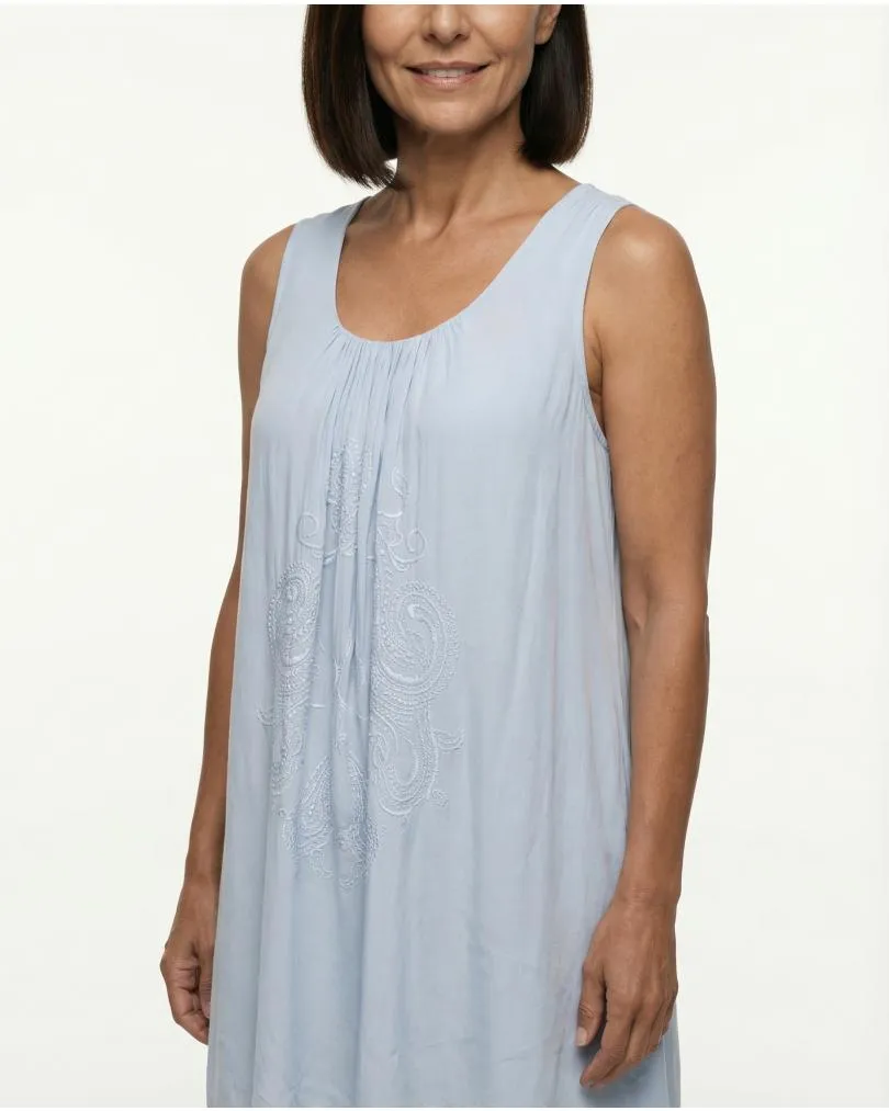 Tunika Kleid mit Seide in  blau von Spaziodonna (Bild 2)