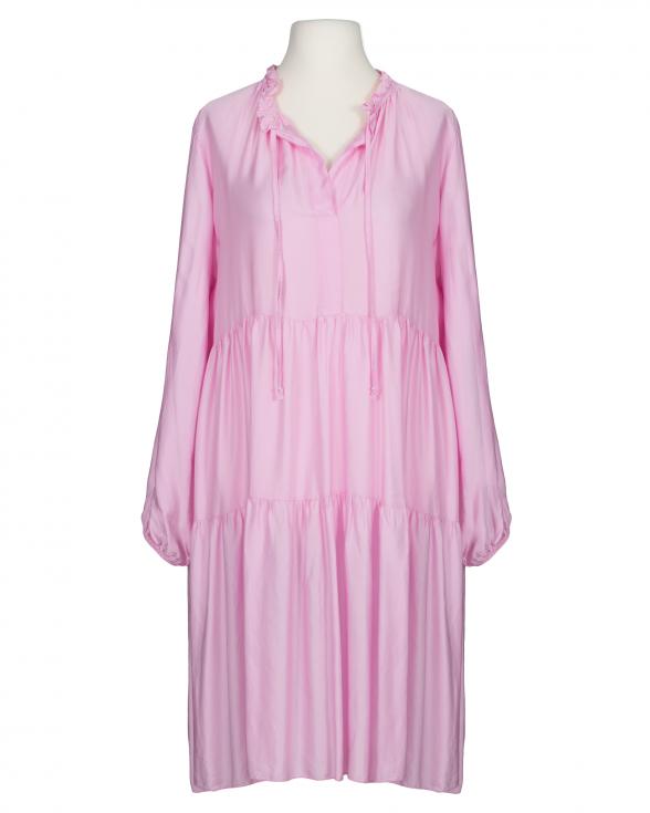 Tunika Kleid mit Seide in rosa von H. Trend