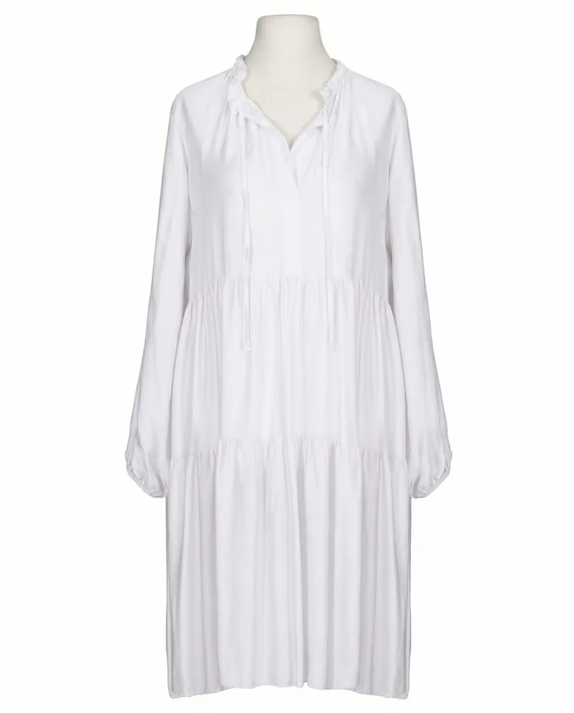 Tunika Kleid mit Seide in  weiss von H. Trend (Bild 1)