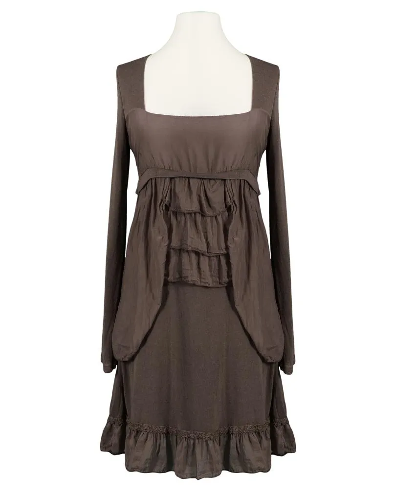 Tunika Kleid mit Volant in  braun von les freres (Bild 1)