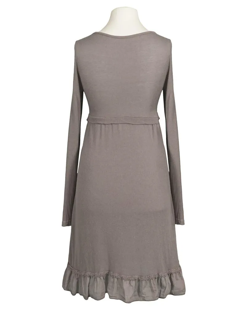 Kleid mit Volant in  taupe von les freres (Bild 2)