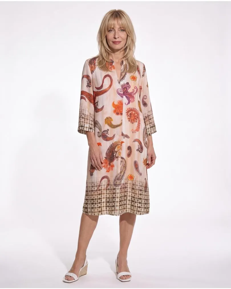 Tunika Kleid Paisleymuster in  bunt von Sarah (Bild 3)