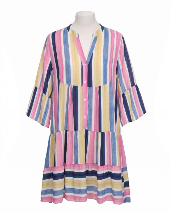 Tunika Kleid Print in bunt von Selected Touch