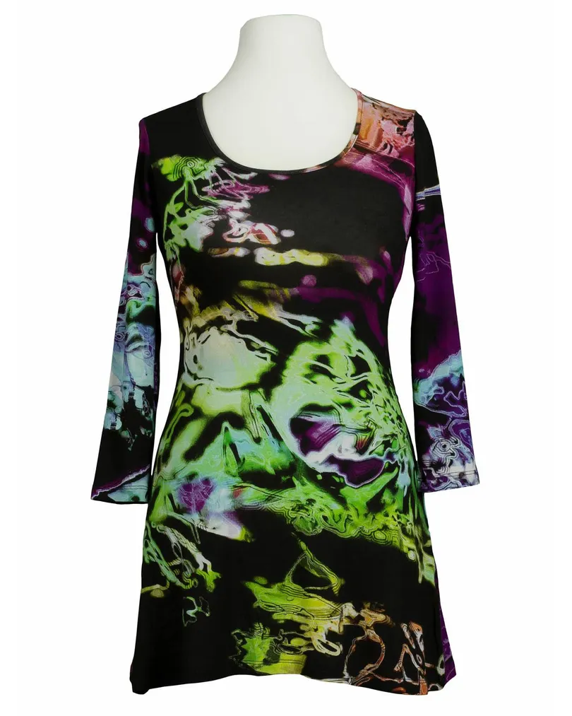 Longshirt A-Linie in  schwarz von RESTART (Bild 1)
