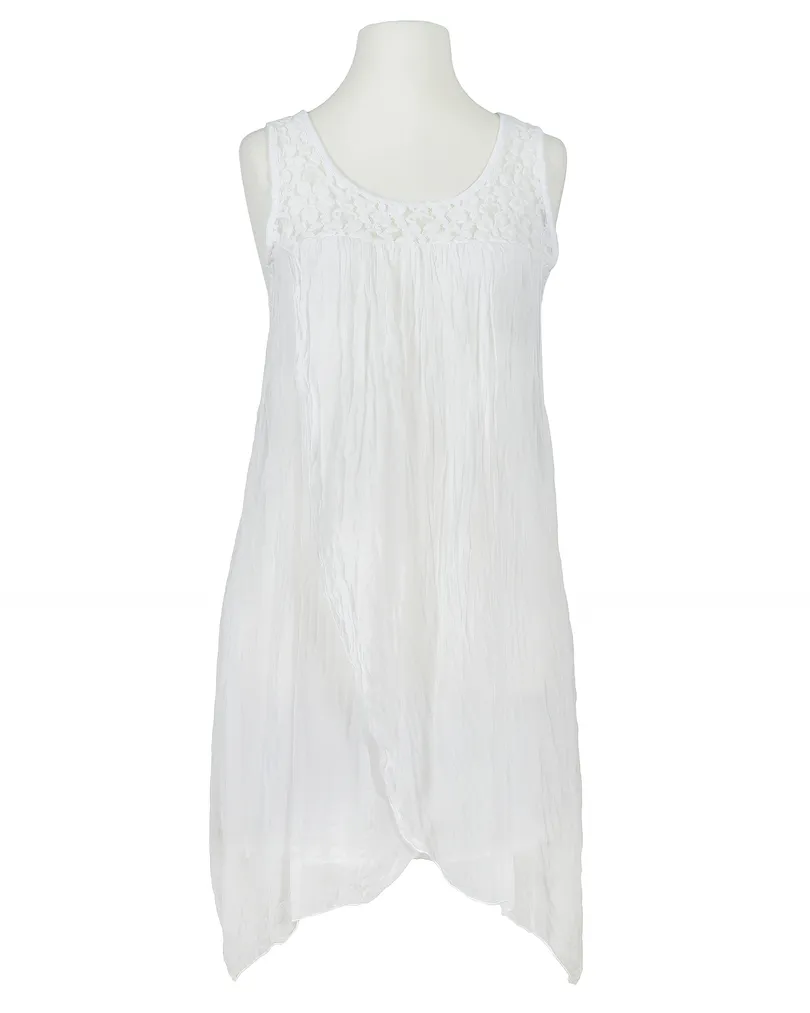 Tunika mit Seide in  wei� von Pronto Moda (Bild 1)