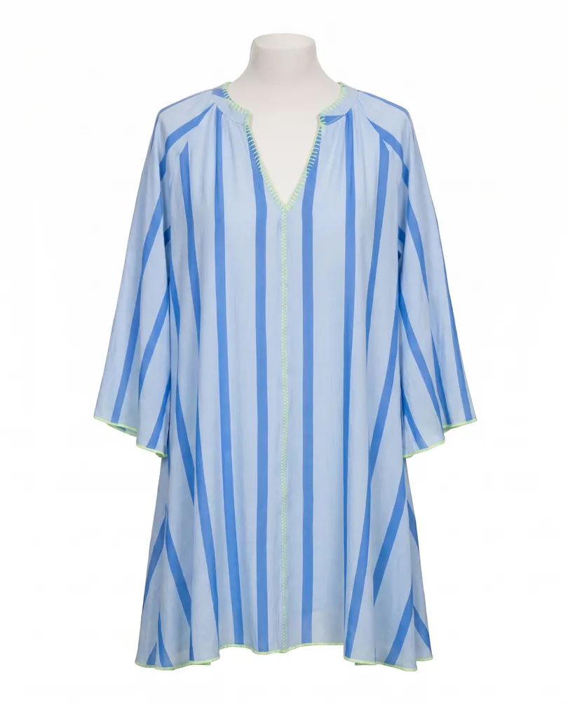 Tunika mit Streifen in  blau von Selected Touch (Bild 1)