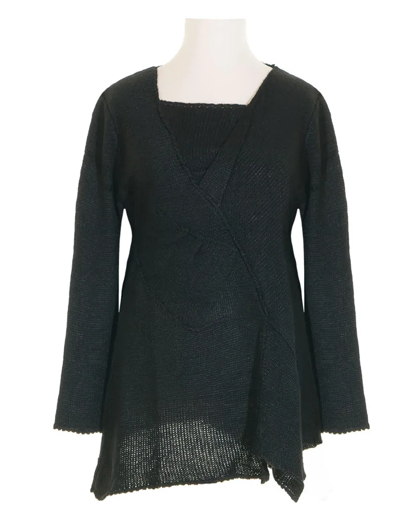 Pullover Tunika Stil in  schwarz von Amandine (Bild 1)
