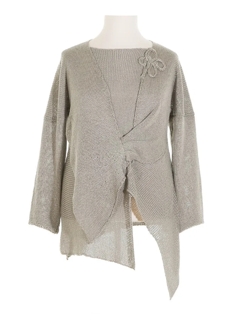 Tunika Pullover in  taupe von Amandine (Bild 1)