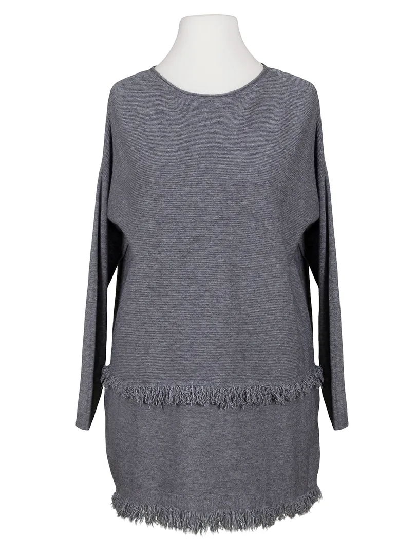 Pullover mit Fransen in  grau von Diana (Bild 1)