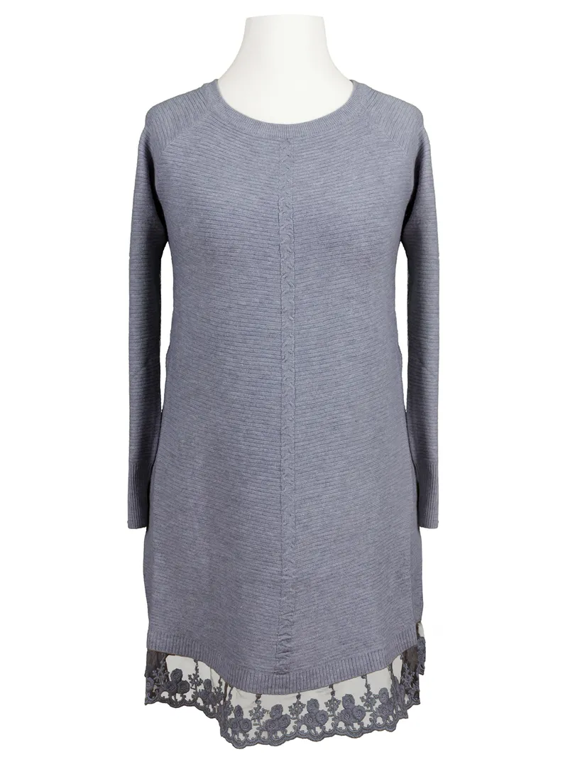 Pullover mit Spitze in  grau von Primrose (Bild 1)