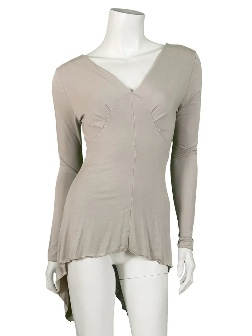 Tunika Shirt in  taupe von XUNA (Bild 1)