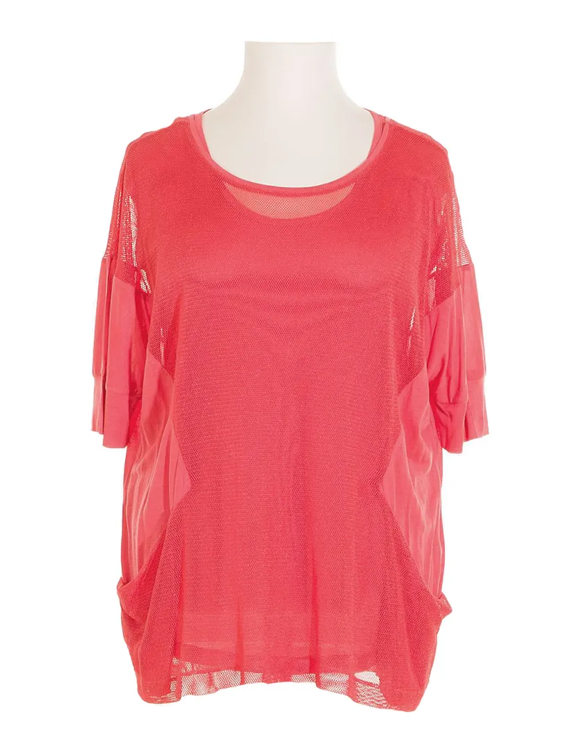 Tunika Shirt 2-tlg. in  koralle von Nju (Bild 1)