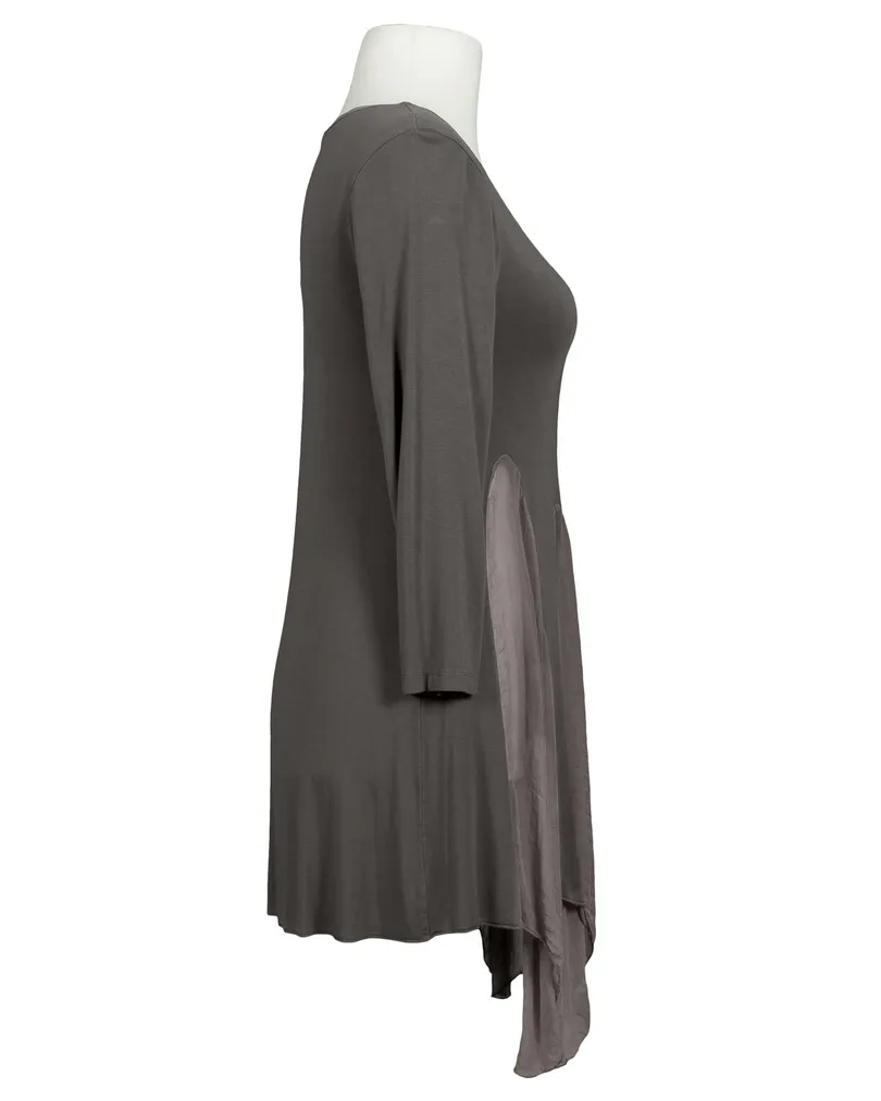 Long Shirt mit Seide in  braun von La Contessa (Bild 2)