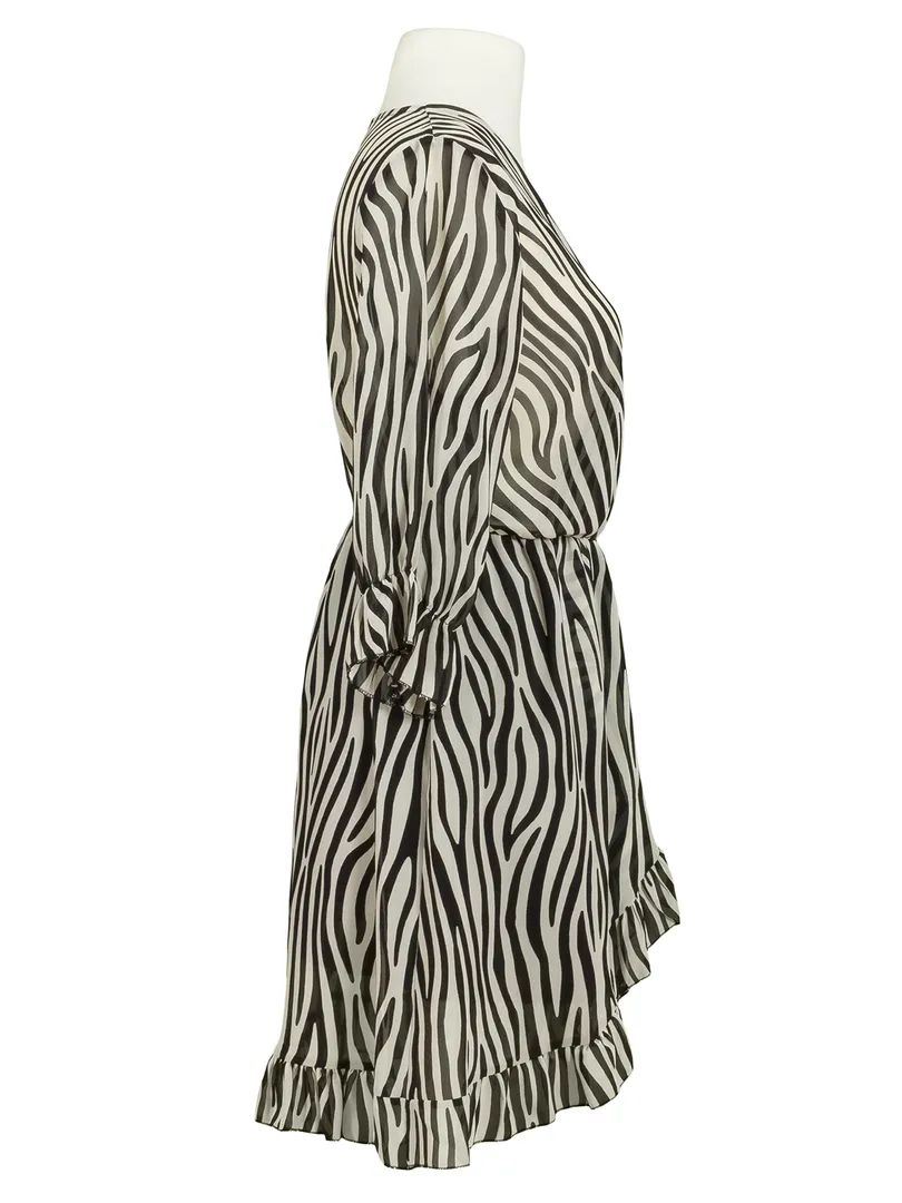 Tunika Zebra Print in  schwarz von Blu Royal (Bild 2)