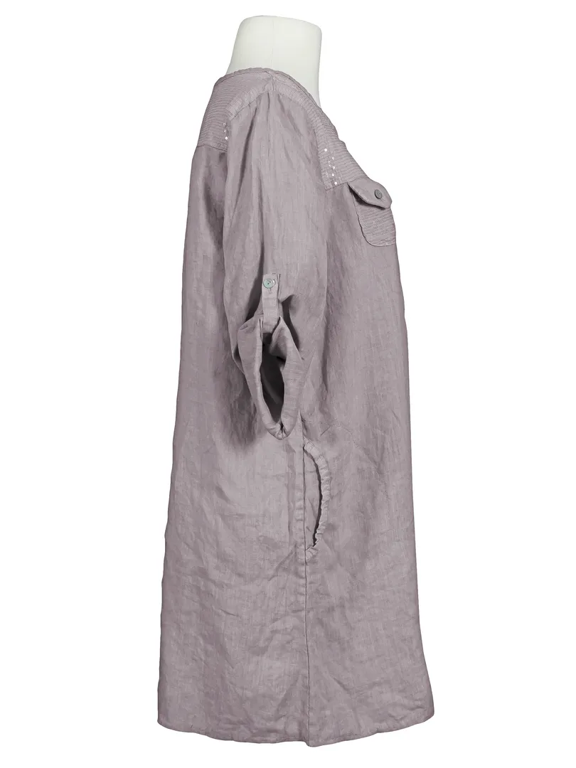 Tunika Leinen in  taupe von Diana (Bild 2)