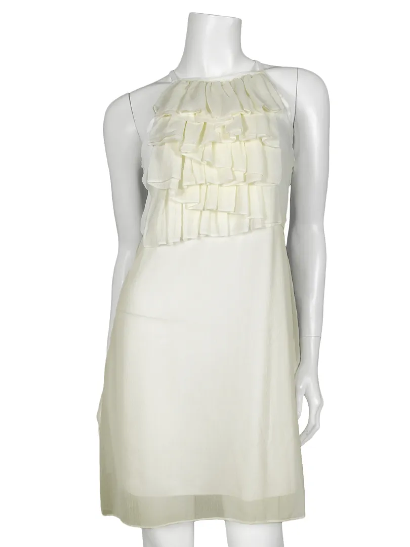 Long Bluse Chiffon in  ecru von Nikka (Bild 1)