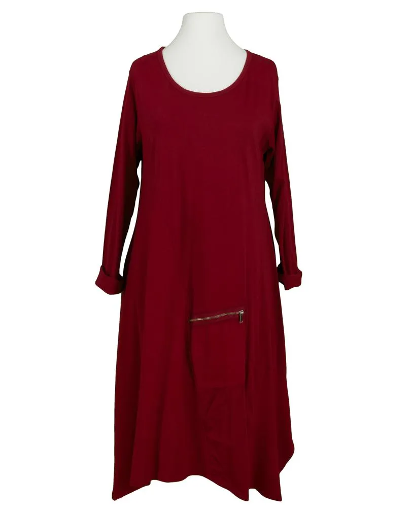 Sweatkleid A-Linie in  bordeaux von New Collection (Bild 1)