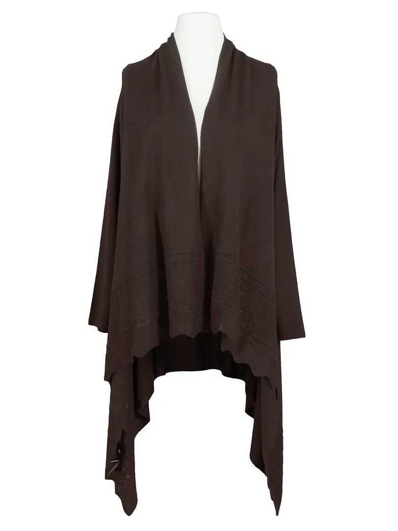�berwurf Strickh�lle in  braun von Beauty Women (Bild 1)