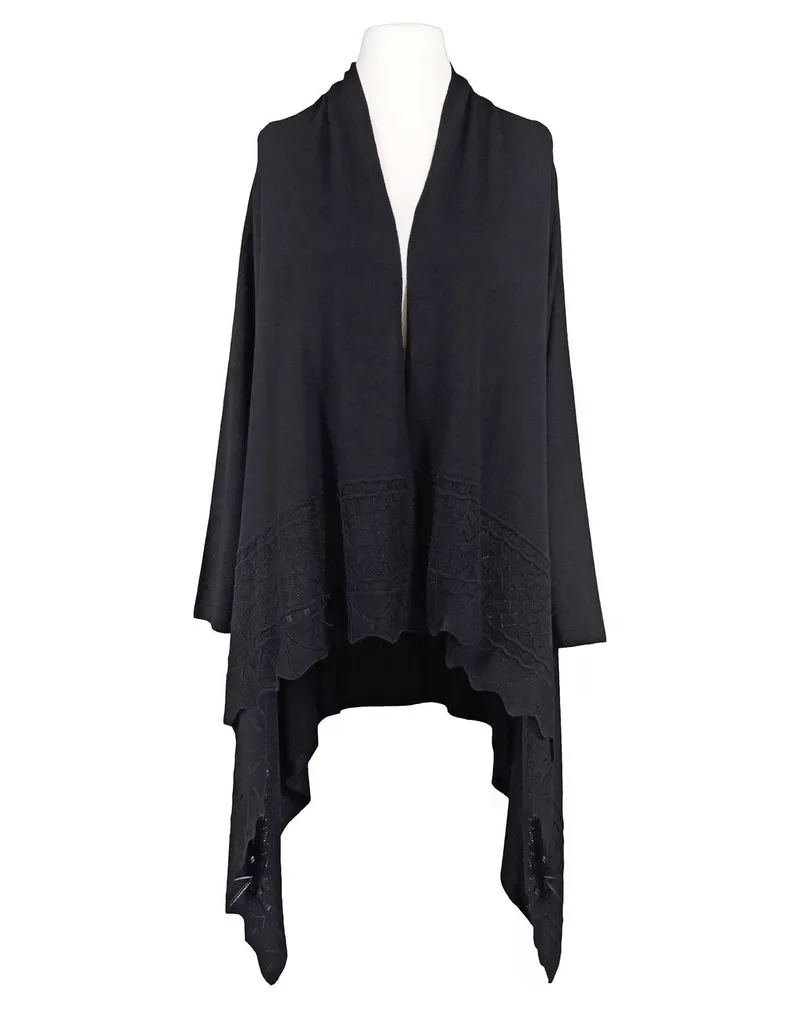 �berwurf Strickh�lle in  schwarz von Beauty Women (Bild 1)