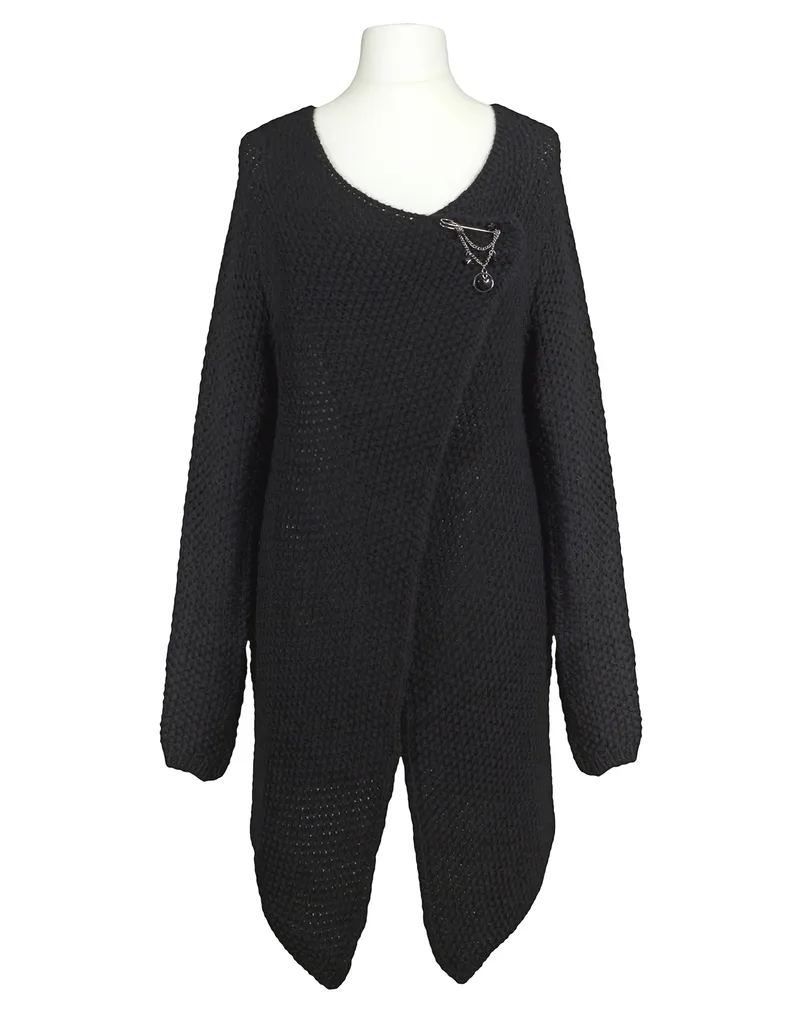 �berwurf Strickh�lle in  schwarz von N. B. Moda (Bild 1)