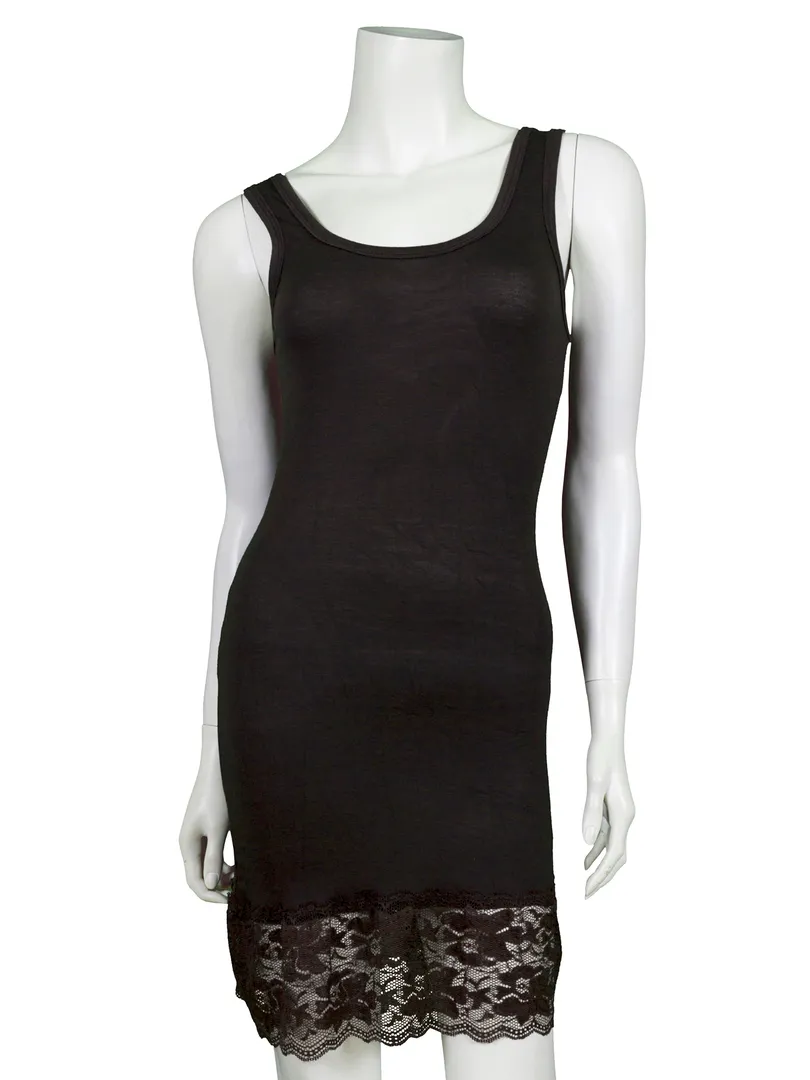Unterkleid mit Spitze in  braun von Hello Moda (Bild 1)