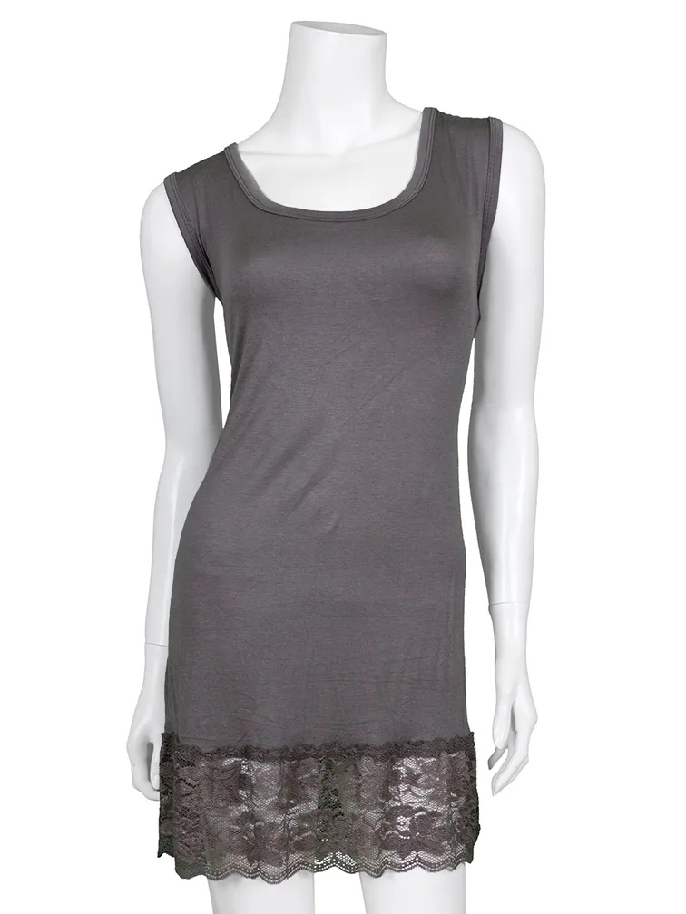 Unterkleid mit Spitze in  braun von Hello Moda (Bild 1)