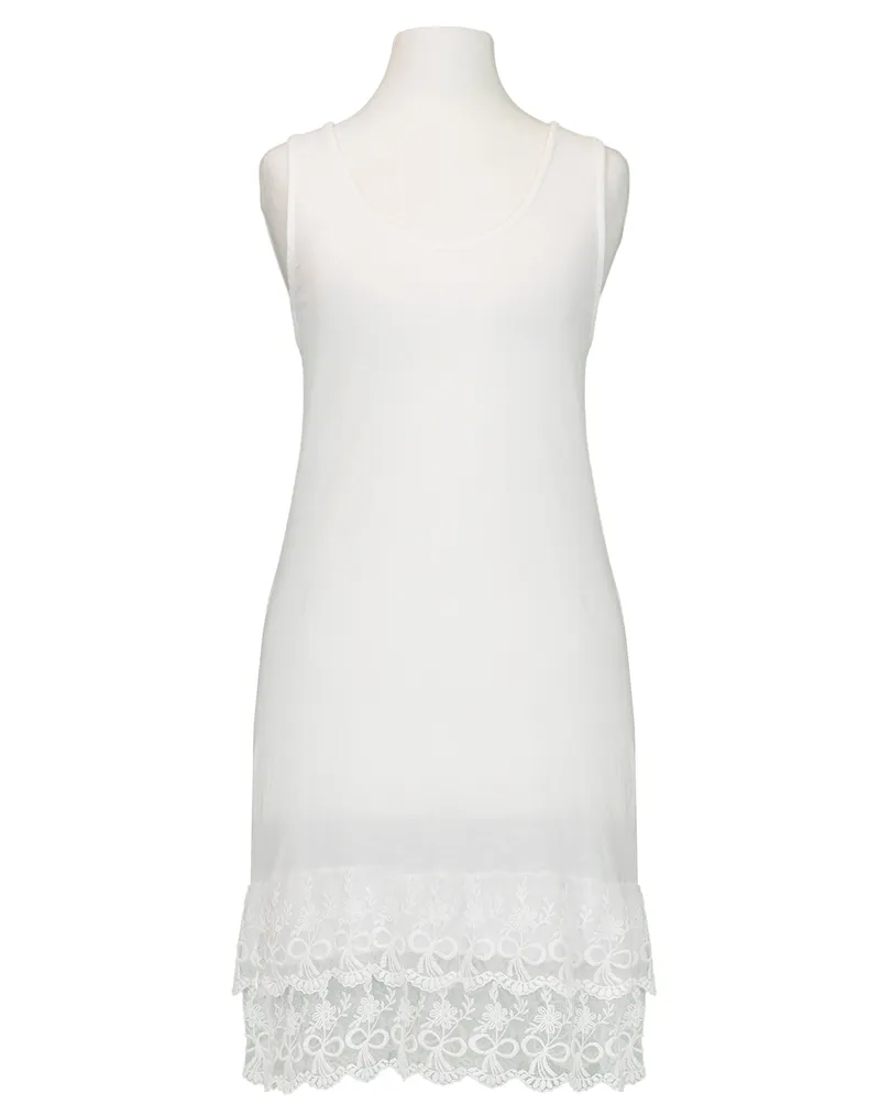 Unterkleid mit Spitze in  wei� von Montan (Bild 1)