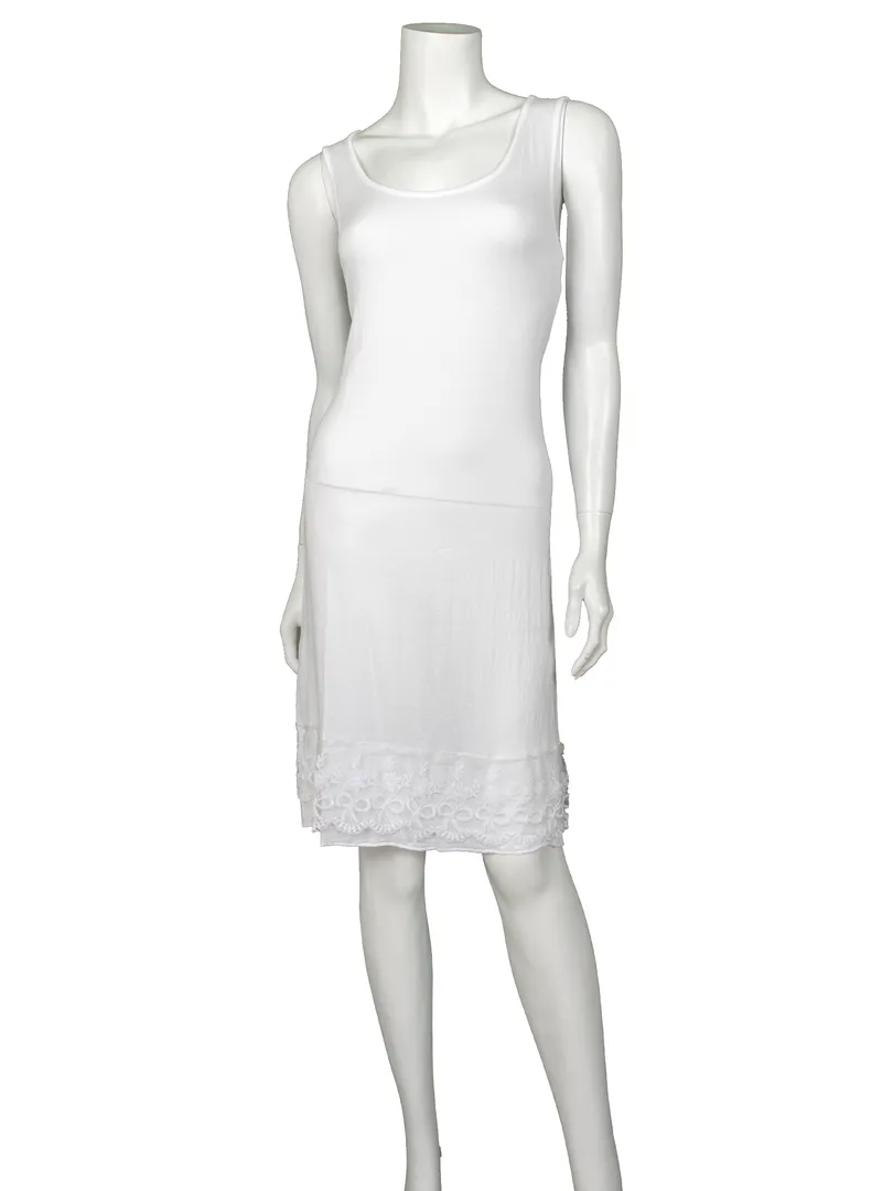 Unterkleid mit Spitze in  wei� von Pronto Moda (Bild 2)