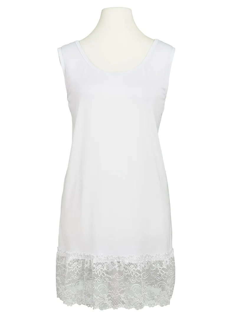 Unterkleid mit Spitze in  wei� von Hello Moda (Bild 1)