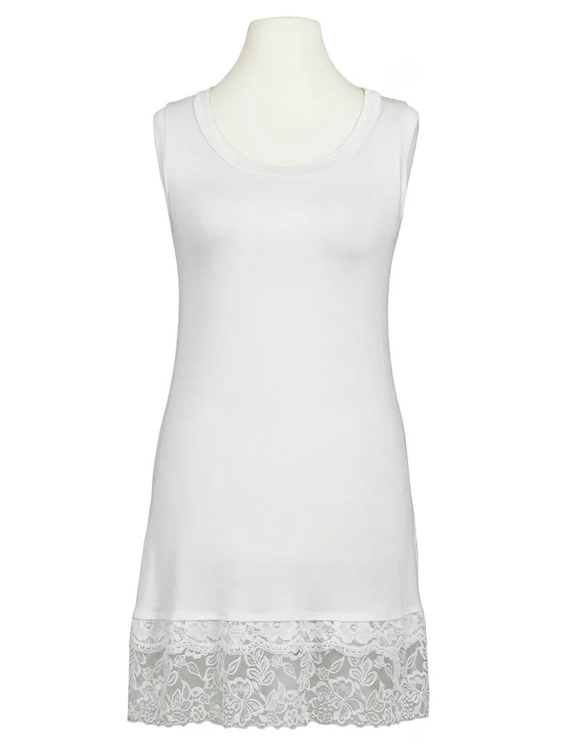 Unterkleid mit Spitze in  wei� von Silver (Bild 1)