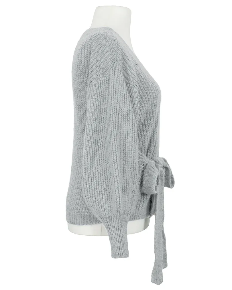 Wickel Strickjacke in  grau von Diana (Bild 2)
