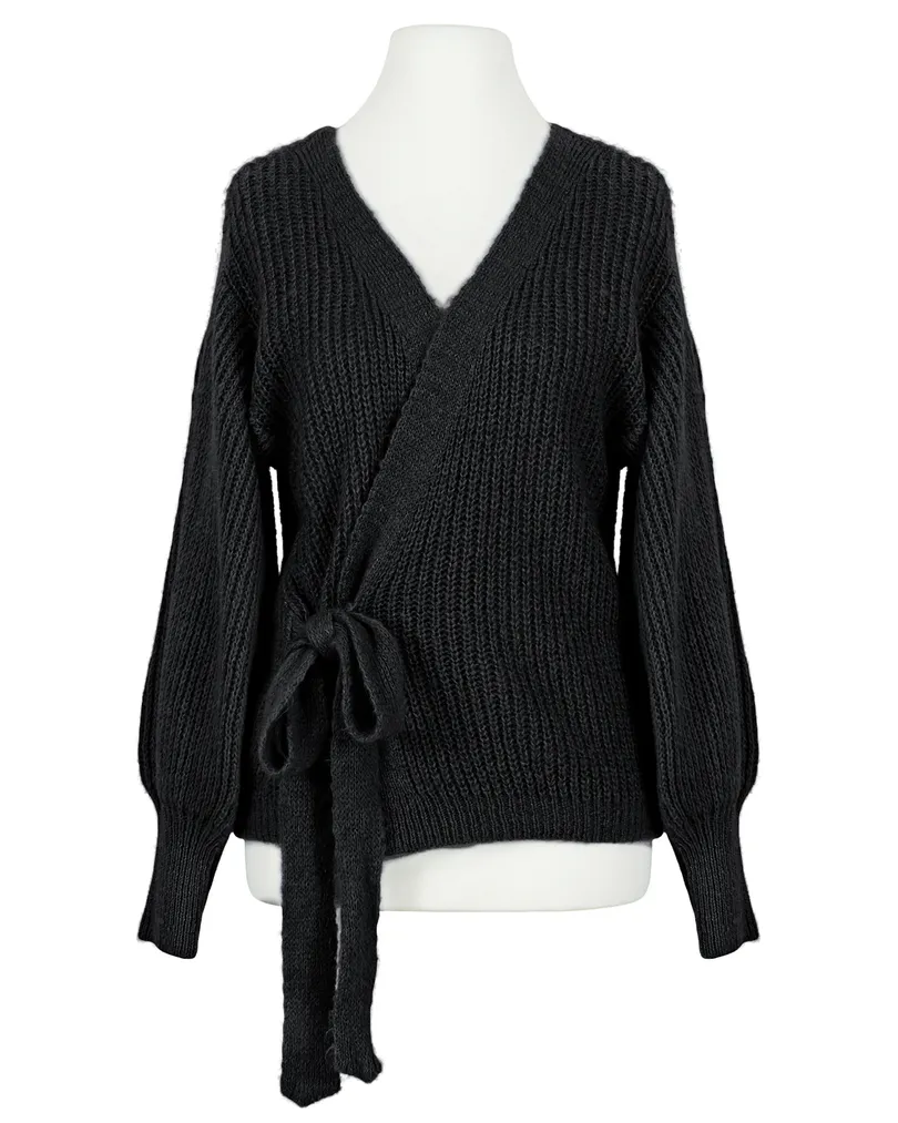 Wickel Strickjacke in schwarz von Diana