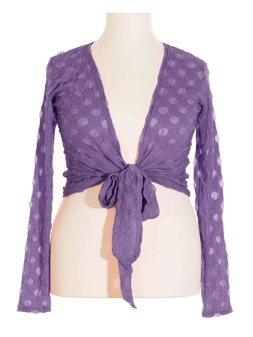 Wickeljacke in  flieder von FASHION (Bild 1)
