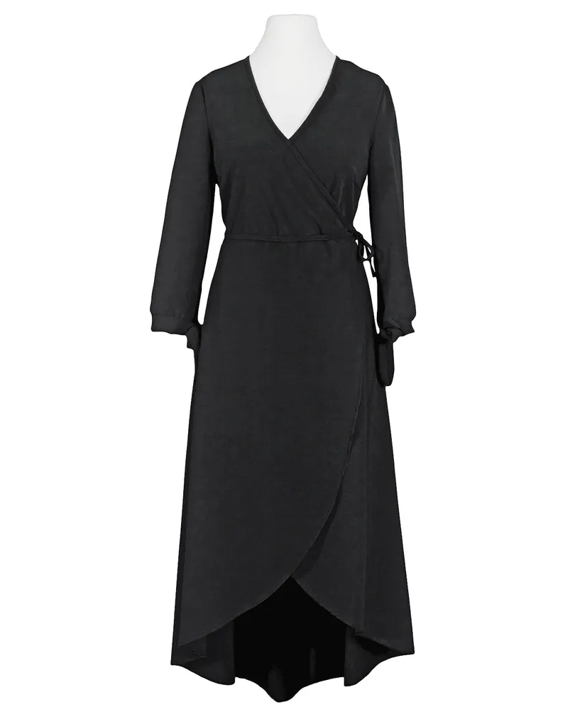 Wickelkleid Jersey in schwarz von Diana
