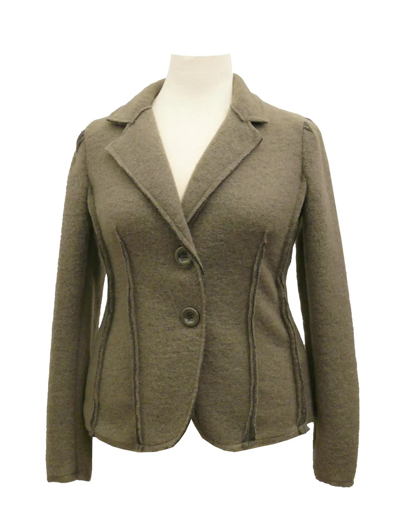 Wolljacke Blazerstil in  taupe von RESTART (Bild 1)
