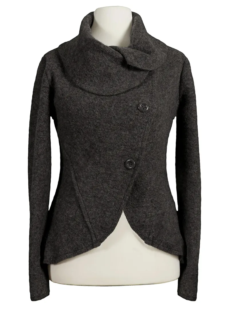 Wolljacke Caban in  grau von Diana (Bild 1)