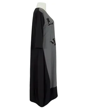 Ballonkleid mit Leinen in  schwarz von Vincenzo Allocca (Bild 2)