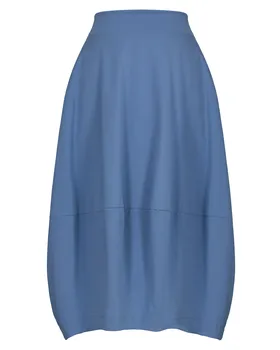 Ballonrock Jersey in  blau von Made in Italy (Bild 1)