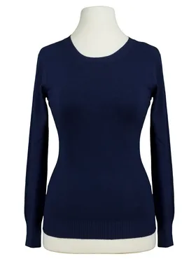 Basic Pullover in  blau von Beauty Women (Bild 1)